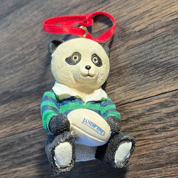 Vintage (1996) LANDS' END "Ping" Panda Bear Christmas Ornament NEW IN BOX - Picture 3 of 7